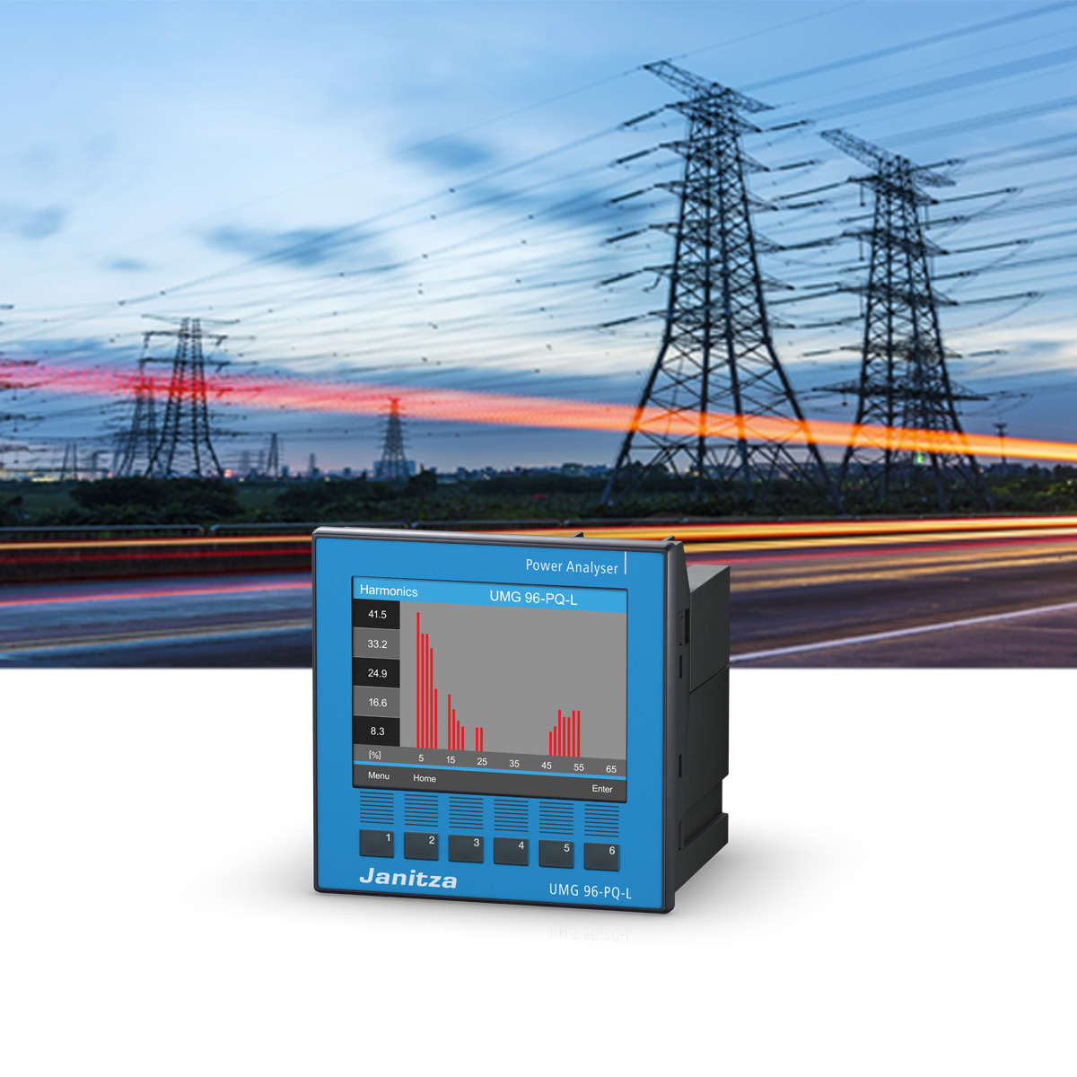 Modular network analyzer UMG 96PQL Janitza Electronics GmbH